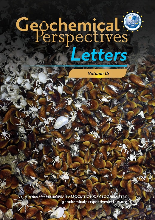 冯东教授团队在《Geochemical Perspectives Letters》期刊发表论文